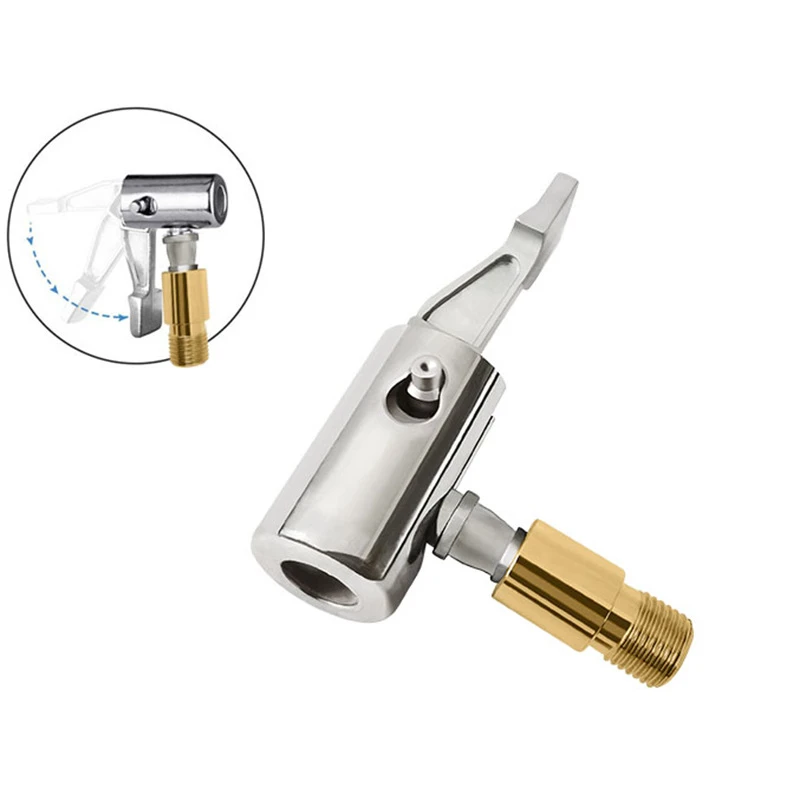 Portable Inflatable Pump Joint For Car Tire Air Chuck Compressor Tire Inflator Tire With Barb Connector Tire Repair Tools
Portable Inflatable Pump Joint For Car Tire Air Chuck Compressor Tire Inflator Tire With Barb Connector Tire Repair Tools