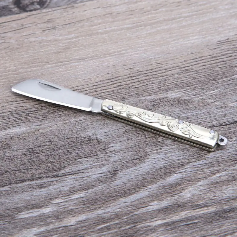 Ретро-брелоки маленький карманный складной нож 8 см латунный брелок 
Ретро-брелоки маленький карманный складной нож 8 см латунный брелок