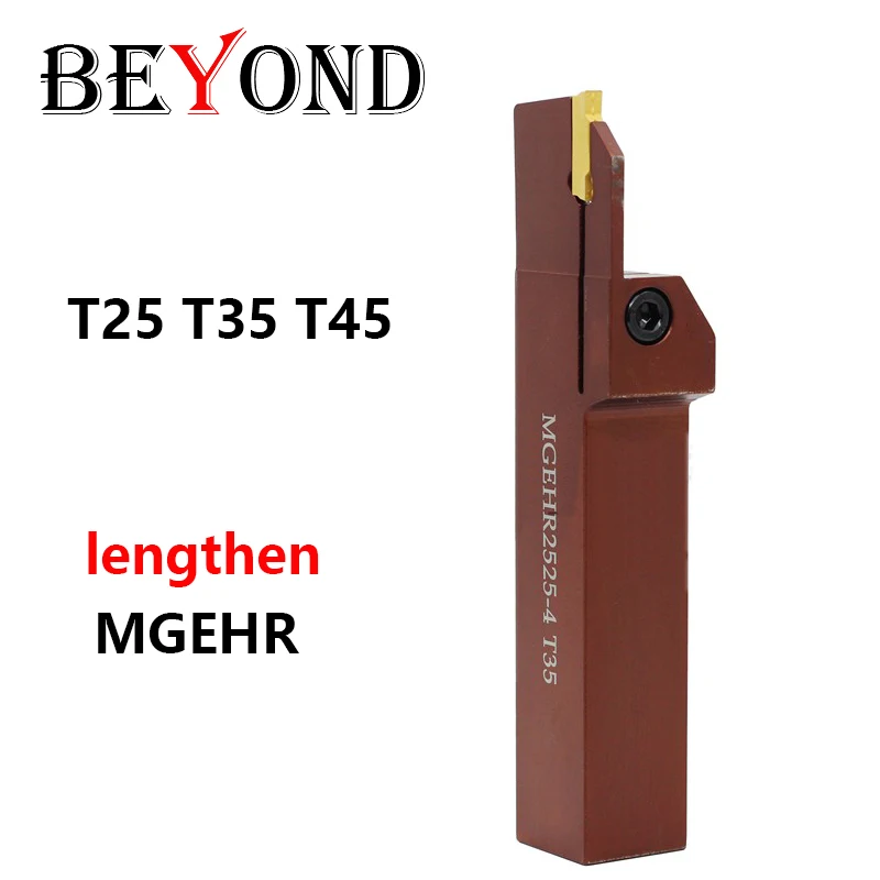 BEYOND MGEHR 1212 1616 2020 2525 T12 T20 T25 T35 T40 T45 Lathe Cutter CNC External Turning Tools Holder use MGMN Carbide Inserts
BEYOND MGEHR 1212 1616 2020 2525 T12 T20 T25 T35 T40 T45 Lathe Cutter CNC External Turning Tools Holder use MGMN Carbide Inserts