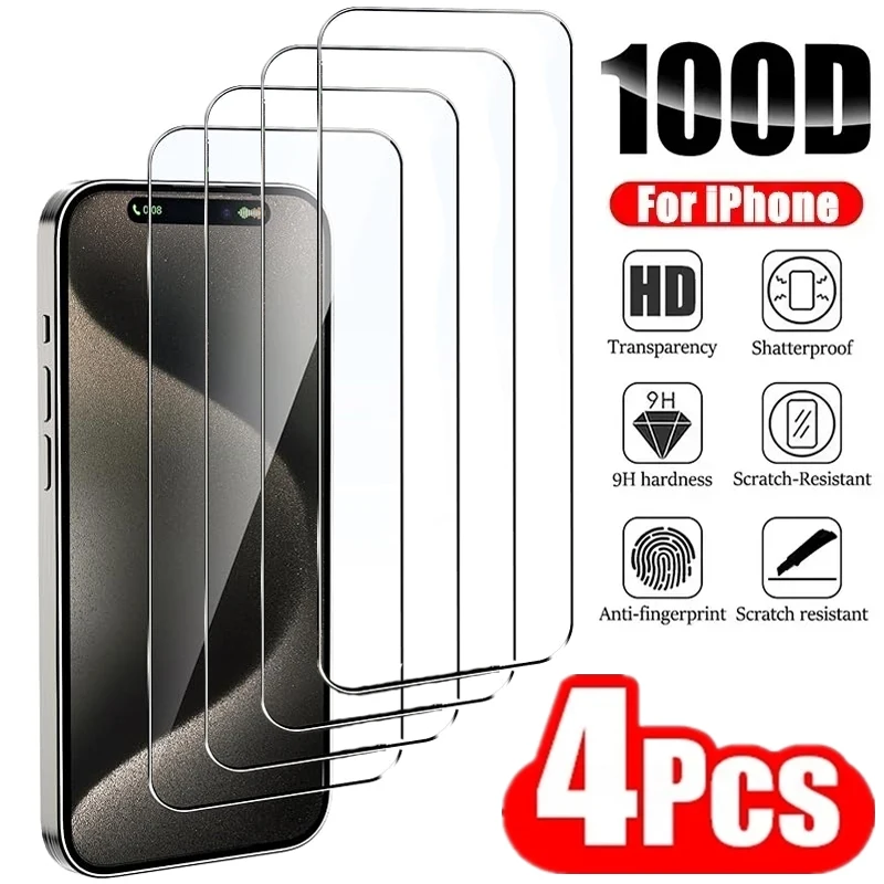 4PCS Tempered Glass for IPhone 15 12 13 11 14 Pro Max 13 Mini Screen Protector for IPhone 15 Pro Max 14 Plus XS Max XR X Glass
4PCS Tempered Glass for IPhone 15 12 13 11 14 Pro Max 13 Mini Screen Protector for IPhone 15 Pro Max 14 Plus XS Max XR X Glass