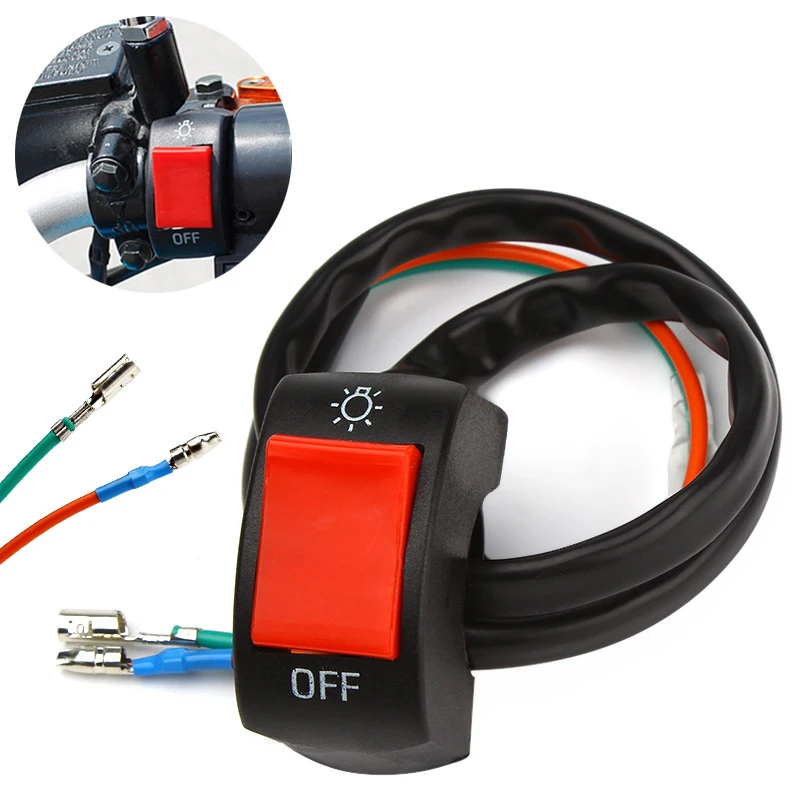 22mm Universal Motorcycle Handlebar Light Switch Button LED Headlights Power Off Function Dual Flash Switch Motor Accessories
22mm Universal Motorcycle Handlebar Light Switch Button LED Headlights Power Off Function Dual Flash Switch Motor Accessories