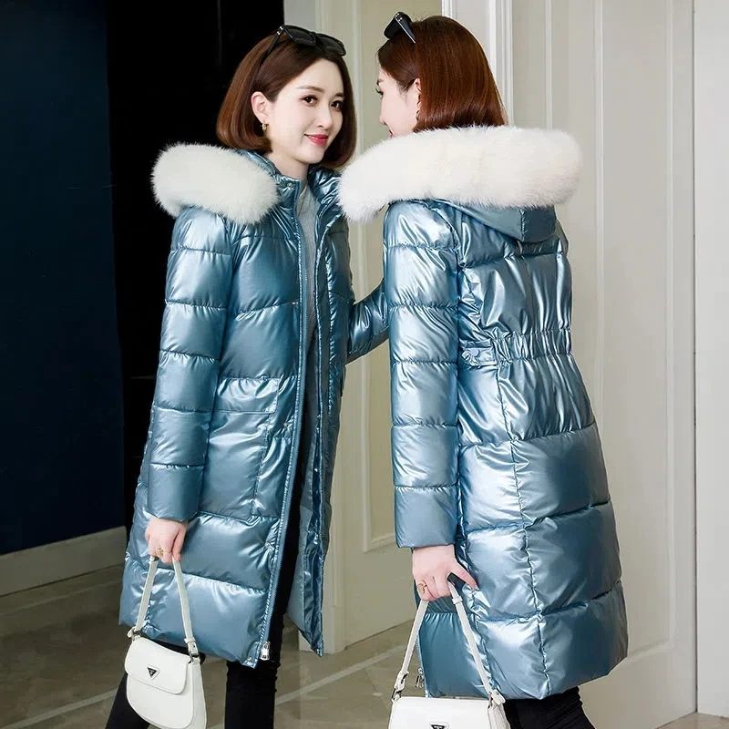 Winter 2022 New Down Cotton Jacket Women Korean Slim Fashion Casual Thick Padded Coat Female Large Size Hooded Fur Collar Parkas
Winter 2022 New Down Cotton Jacket Women Korean Slim Fashion Casual Thick Padded Coat Female Large Size Hooded Fur Collar Parkas