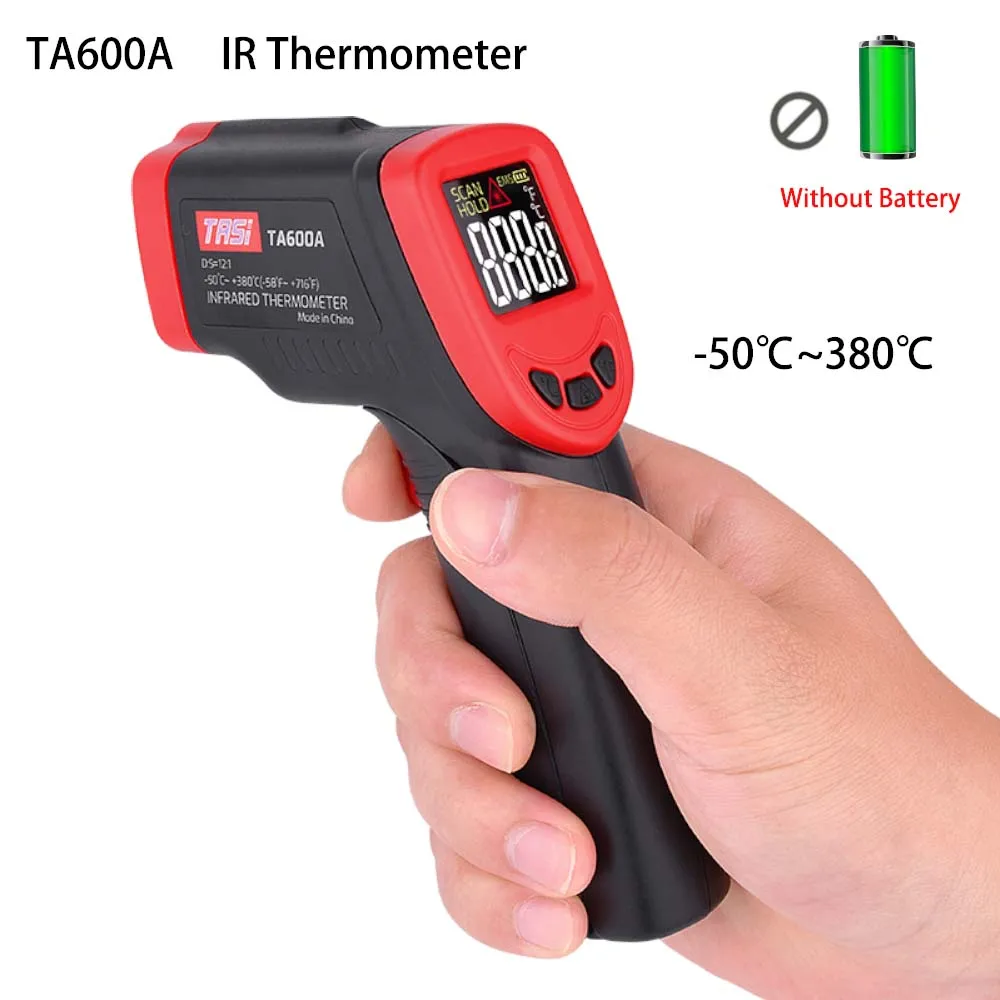 Digital Infrared Thermometer -50℃ ~ 380℃ / -58℉ ~ 716℉ Industrial Alarm Laser Non-contact Temperature Meter Tester
Digital Infrared Thermometer -50℃ ~ 380℃ / -58℉ ~ 716℉ Industrial Alarm Laser Non-contact Temperature Meter Tester