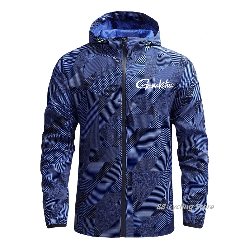 Фирменная уличная куртка, водонепроницаемое тонкое пальто для трекинга, осенняя верхняя одежда, ветровка, пальто с капюшоном на молнии, обл...