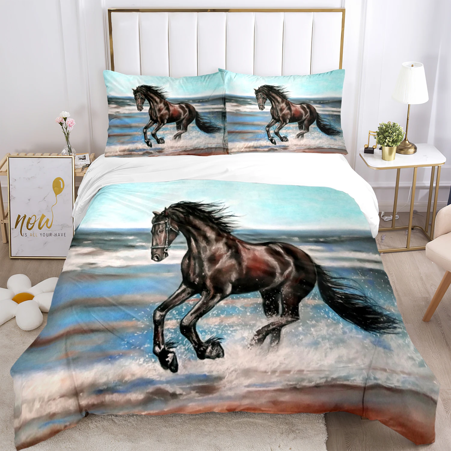 Комплект постельного белья с рисунком лошадей, Комплект постельного белья для детей и взрослых, пододеяльник, наволочки, одеяло, Комплект постельного белья для подростков
Комплект постельного белья с рисунком лошадей, Комплект постельного белья для детей и взрослых, пододеяльник, наволочки, одеяло, Комплект постельного белья для подростков