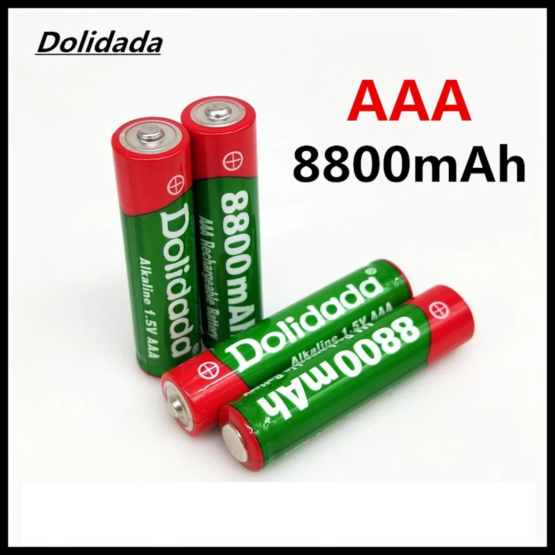 

1.5V AAA Alkaline Batteries 8800mAh for Portable Tapes and TV Remotes Clocks and Radios Video Game Consoles Smoke Detectors,