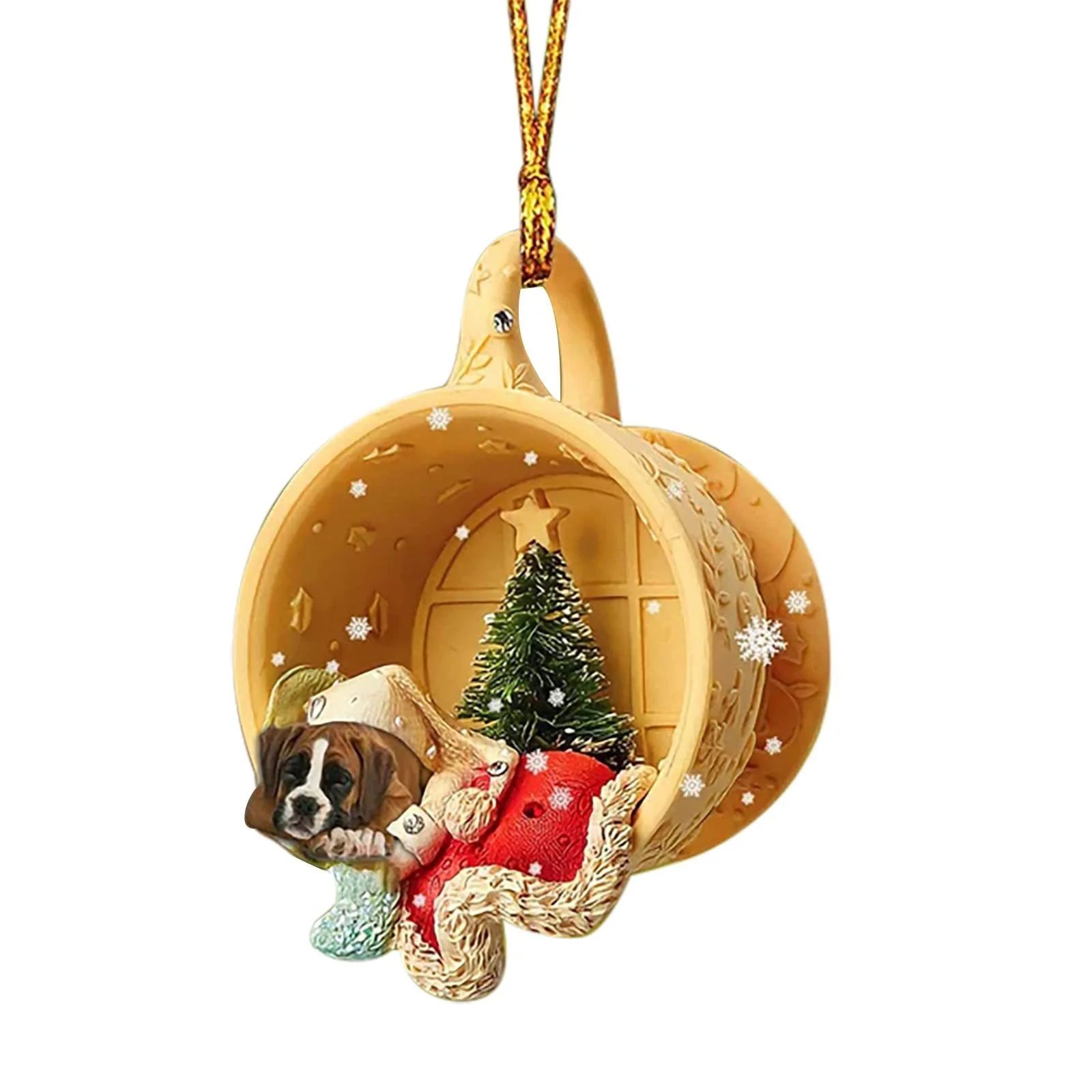 High Quality New Practical Durable Acrylic Pendant Pendant Birthday Christmas Decor Dog Sleeping 8.5cm For Christmas Tree Gifts
High Quality New Practical Durable Acrylic Pendant Pendant Birthday Christmas Decor Dog Sleeping 8.5cm For Christmas Tree Gifts