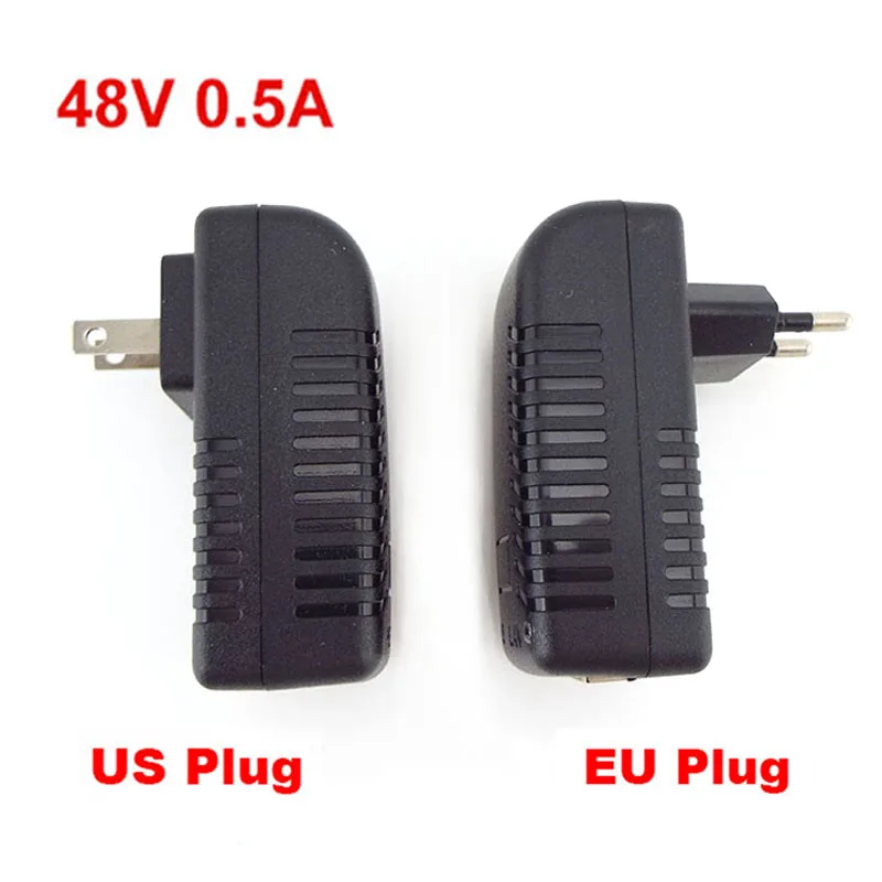 DC 48V 0.5A 24W Poe Power Supply Adapter Injector Switch For Wifi Wall Plug for IP Camera CCTV Surveillance US/EU Plug 100-240V
DC 48V 0.5A 24W Poe Power Supply Adapter Injector Switch For Wifi Wall Plug for IP Camera CCTV Surveillance US/EU Plug 100-240V