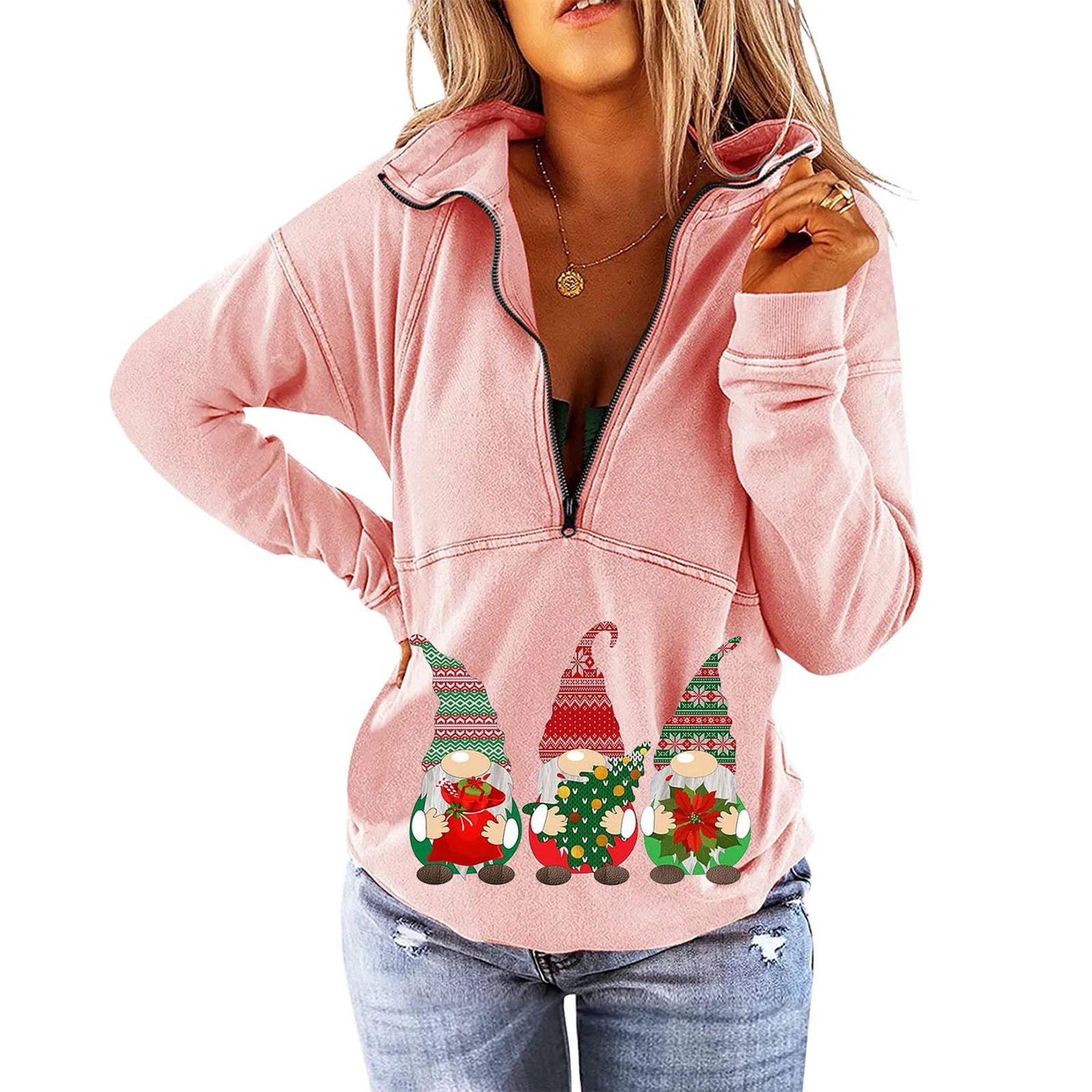 Pullover Sweater Top Zipper Women's Print Casual Christmas Women's Hoodies & Sweatshirts Fleece Sweatshirt Women Womens Hoodies
Pullover Sweater Top Zipper Women's Print Casual Christmas Women's Hoodies & Sweatshirts Fleece Sweatshirt Women Womens Hoodies