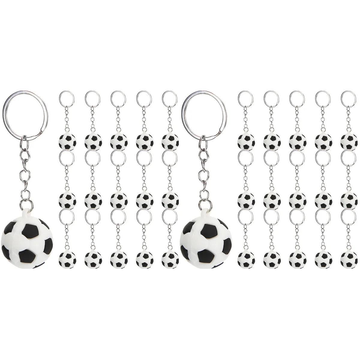 32 pcs Sports Keychains Bag Keyrings Key Pendants Soccer Balls Keyring for Players 
32 pcs Sports Keychains Bag Keyrings Key Pendants Soccer Balls Keyring for Players