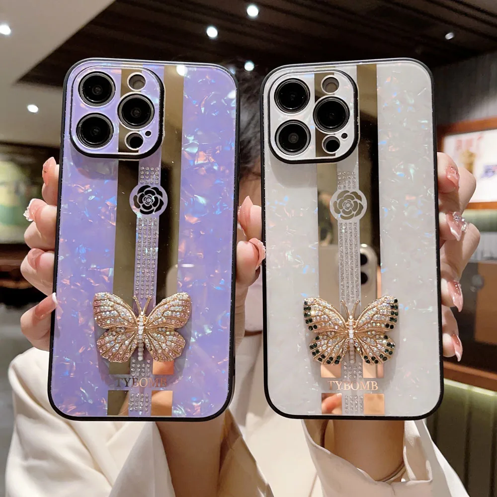 Luxury Creative Mirror Fashion 3D Inlaid Butterfly Phone Case For iphone 14 13 12 Plus Max 11 Pro 7 8 X XR XS Max SE 2020 Cover
Luxury Creative Mirror Fashion 3D Inlaid Butterfly Phone Case For iphone 14 13 12 Plus Max 11 Pro 7 8 X XR XS Max SE 2020 Cover