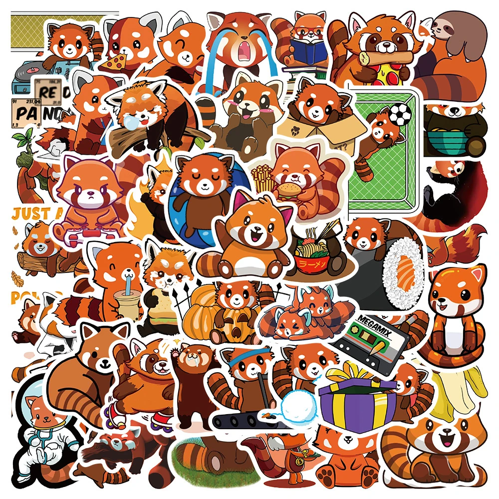 10/30/50PCS Cartoon Cute Animal Red Panda Creative Graffiti Sticker Bike Skateboard Car Helmet Laptop Computer Wholesale
10/30/50PCS Cartoon Cute Animal Red Panda Creative Graffiti Sticker Bike Skateboard Car Helmet Laptop Computer Wholesale