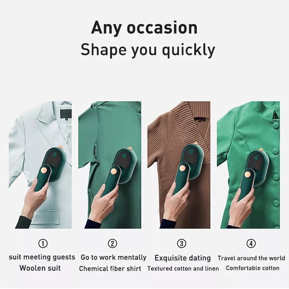NEW2023 Iron Steamer Handheld Mini Garment Steamer Machine Portable Wet Dry Iron Ironing Machine For Home Travel
NEW2023 Iron Steamer Handheld Mini Garment Steamer Machine Portable Wet Dry Iron Ironing Machine For Home Travel