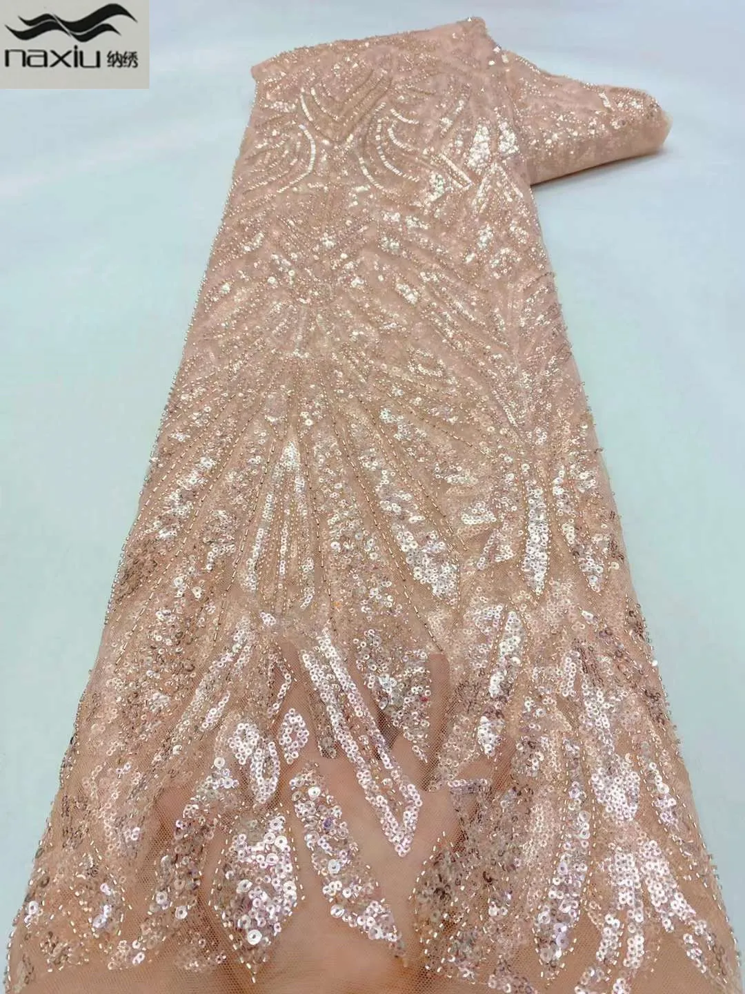 Кружевная ткань Madison Lilac, африканская кружевная ткань 2022, Высококачественная вышивка бисером, тюль, кружево с жемчугом для невесты 
Кружевная ткань Madison Lilac, африканская кружевная ткань 2022, Высококачественная вышивка бисером, тюль, кружево с жемчугом для невесты