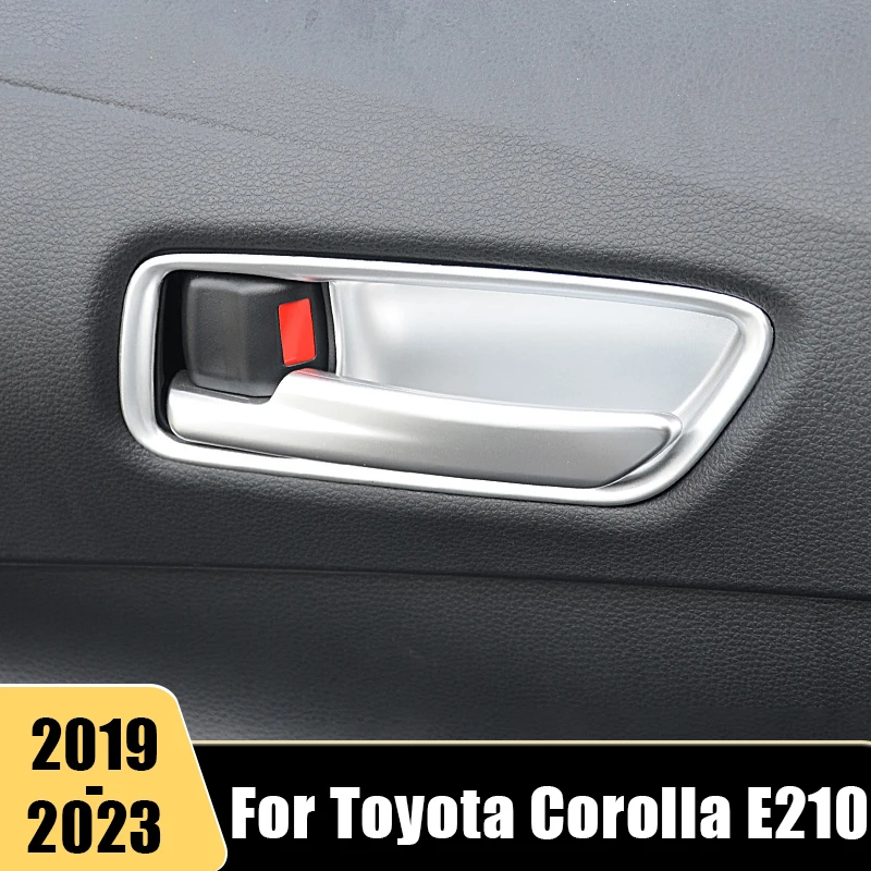 ABS Carbon Inner Door Handle Bowl Covers Trims Sticker For Toyota Corolla E210 2019 2020 2021 2022 2023 Hybrid Car Accessories
ABS Carbon Inner Door Handle Bowl Covers Trims Sticker For Toyota Corolla E210 2019 2020 2021 2022 2023 Hybrid Car Accessories