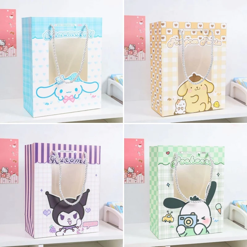 Аниме Подарочный пакет Kawaii Sanrios Cinnamoroll Kuromi для рождественской и новогодней вечеринки, вместительный Подарочный пакет с сердечками для девочки, для дня рождения
Аниме Подарочный пакет Kawaii Sanrios Cinnamoroll Kuromi для рождественской и новогодней вечеринки, вместительный Подарочный пакет с сердечками для девочки, для дня рождения