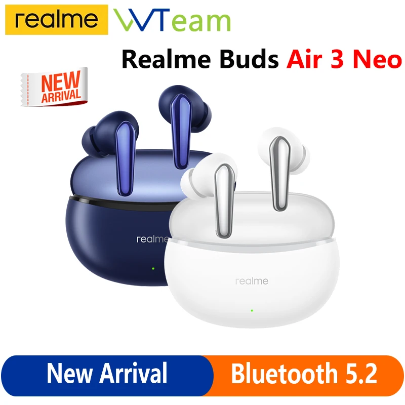 Realme Buds Air 3 Neo Earphone 30-hour Long Battery Life AI ENC Call Noise Cancellation 88ms Ultra-low Latency IPX5 Waterproof
Realme Buds Air 3 Neo Earphone 30-hour Long Battery Life AI ENC Call Noise Cancellation 88ms Ultra-low Latency IPX5 Waterproof