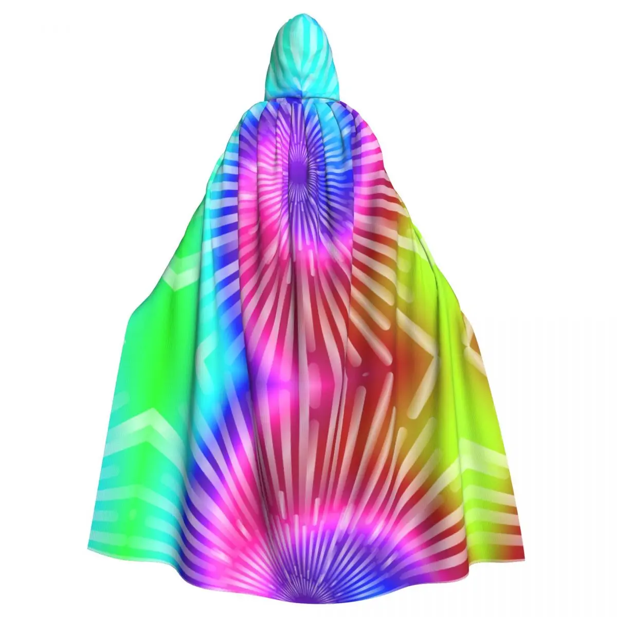 Unisex Adult Tie Dye (1) Cloak with Hood Long Witch Costume Cosplay 
Unisex Adult Tie Dye (1) Cloak with Hood Long Witch Costume Cosplay