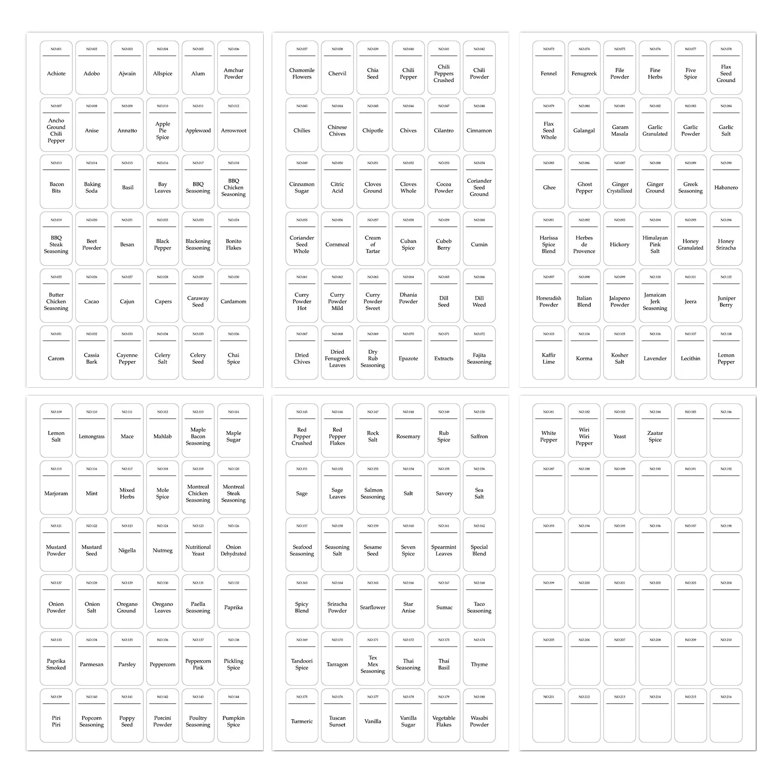 216Pcs Spice Jar Labels White Sticker Water And Oil Proof Self Adhesive Labels Kitchen Storage Bottles Jars Stickers Kitchen
216Pcs Spice Jar Labels White Sticker Water And Oil Proof Self Adhesive Labels Kitchen Storage Bottles Jars Stickers Kitchen