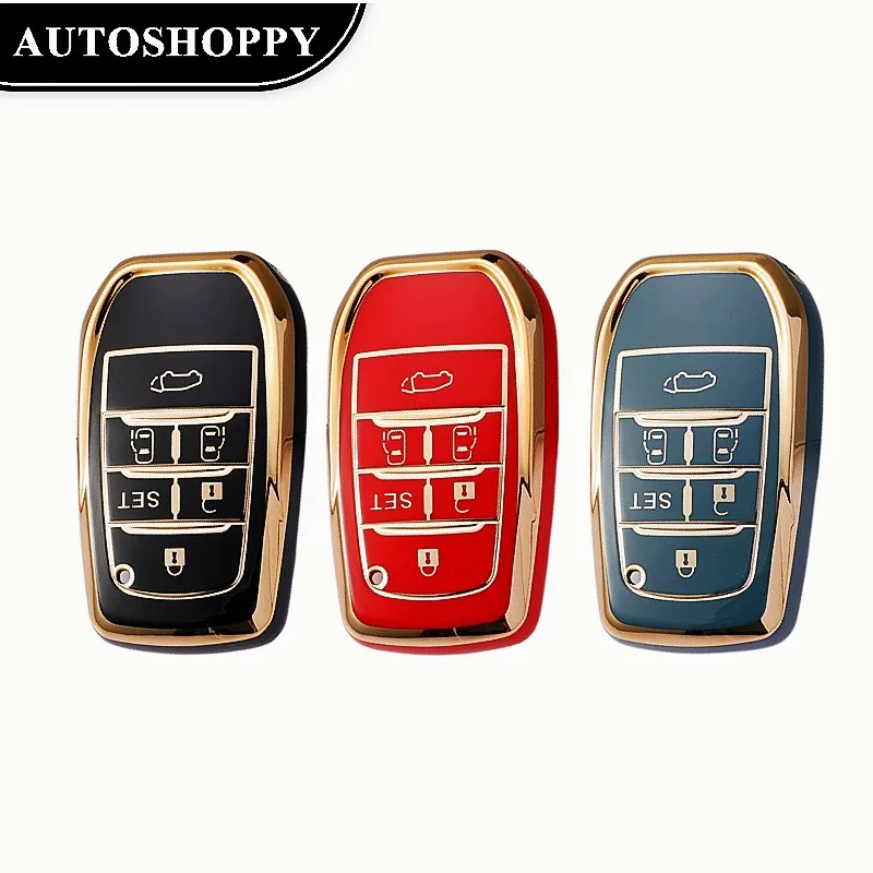 Golden-edged 6 Button Car Key Case For Toyota Alphard PREVIA Voxy Noah Esquire Vellfire Harrier Shell Fob Holder Protector
Golden-edged 6 Button Car Key Case For Toyota Alphard PREVIA Voxy Noah Esquire Vellfire Harrier Shell Fob Holder Protector