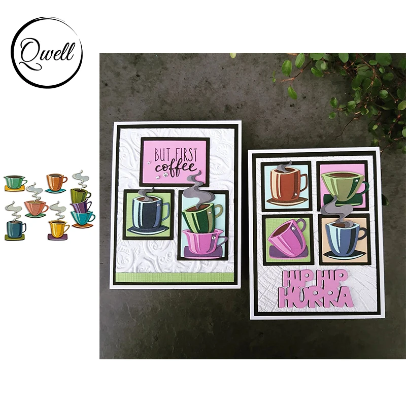 QWELL Coffee Cup with Coaster Metal Cutting Dies Set for DIY Scrapbooking Paper Cards Making Template 2023 New
QWELL Coffee Cup with Coaster Metal Cutting Dies Set for DIY Scrapbooking Paper Cards Making Template 2023 New