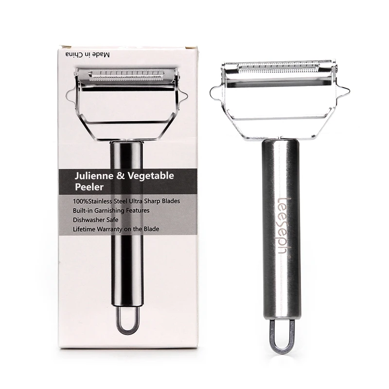 Leeseph Ultra Sharp Julienne Peeler & Vegetable Stainless Steel Ergonomic, Potato Apple Peeler
Leeseph Ultra Sharp Julienne Peeler & Vegetable Stainless Steel Ergonomic, Potato Apple Peeler