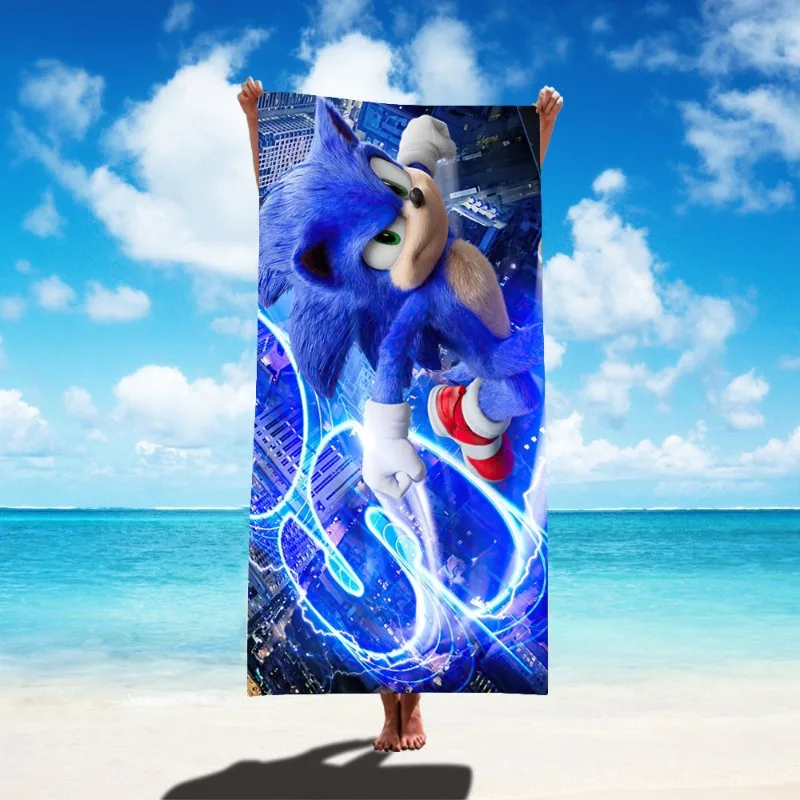 Sonic The Hedgehog Cartoon Beach Towel High Value Creative Fashion Exquisite Color Printing Absorbent Microfiber Adult Towel
Sonic The Hedgehog Cartoon Beach Towel High Value Creative Fashion Exquisite Color Printing Absorbent Microfiber Adult Towel