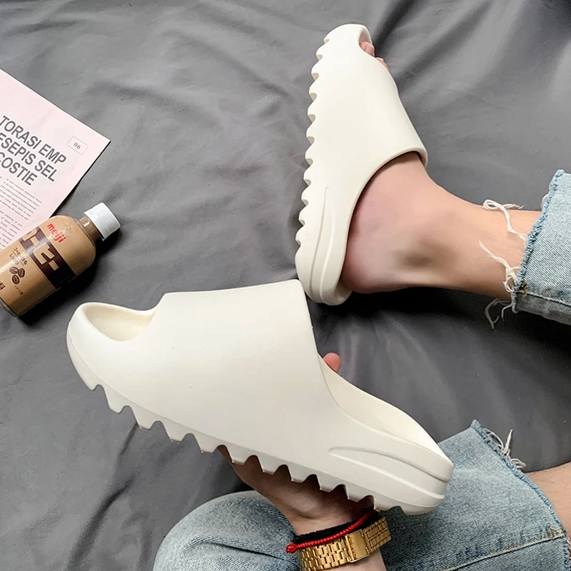Men Women Summer Beach Slippers Luxury Brand Fashion Outdoor Indoor Eva Soft Flip Flops Male Thick Serrated Sole Anti-slip Shoes
Men Women Summer Beach Slippers Luxury Brand Fashion Outdoor Indoor Eva Soft Flip Flops Male Thick Serrated Sole Anti-slip Shoes