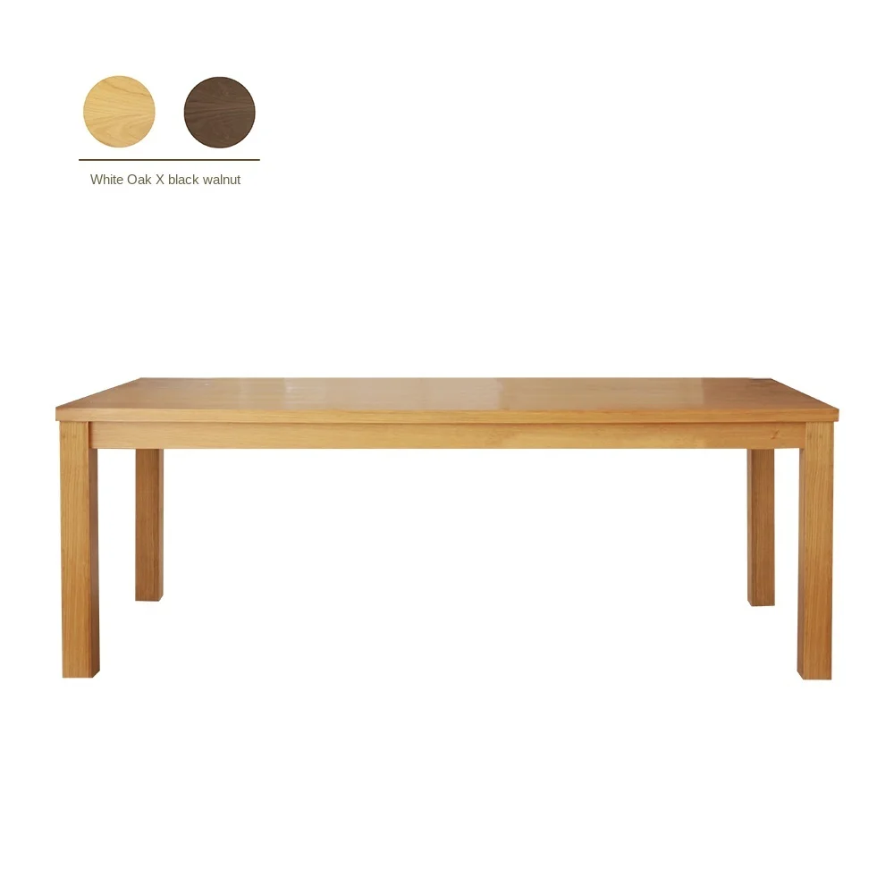 Small wooden table custom-made modern simple dining table household rectangular worktable Japanese long table
Small wooden table custom-made modern simple dining table household rectangular worktable Japanese long table