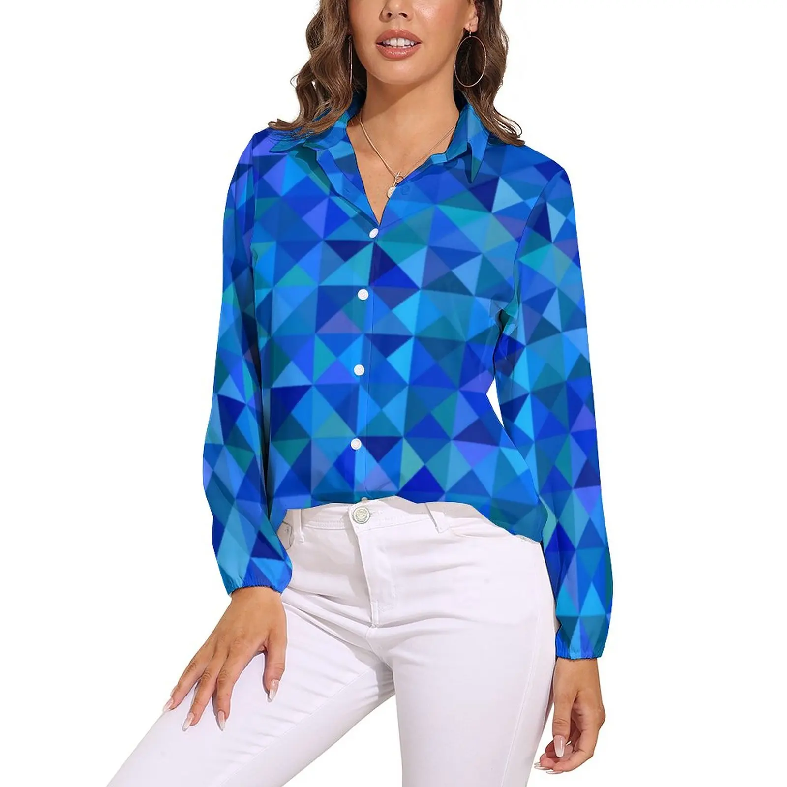 Blue Abstract Geometry Blouse Long Sleeve Bright Shapes Print Elegant Blouses Women Casual Oversized Shirt Graphic Top Gift
Blue Abstract Geometry Blouse Long Sleeve Bright Shapes Print Elegant Blouses Women Casual Oversized Shirt Graphic Top Gift