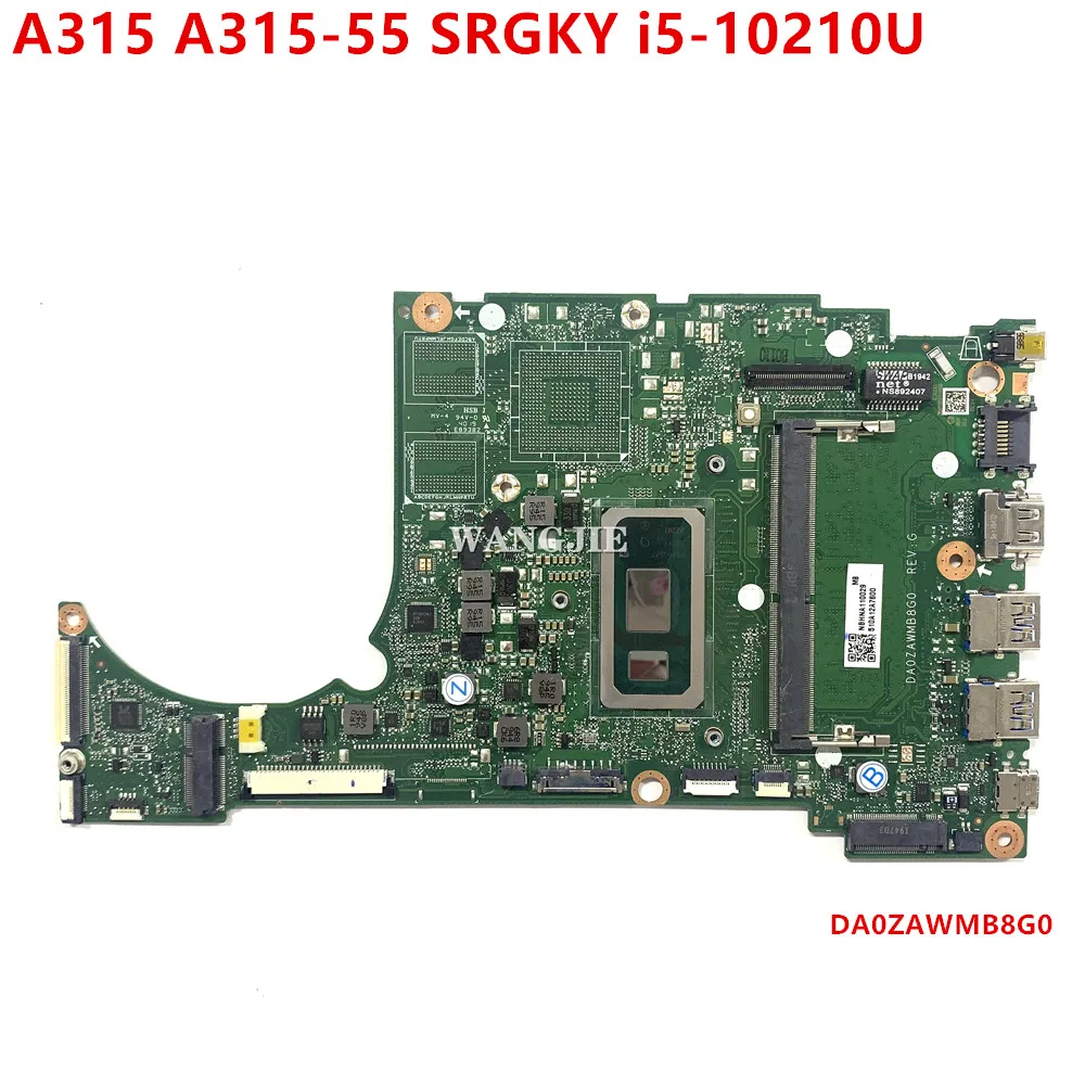 DA0ZAWMB8G0 для Acer Aspire A515-54 материнская плата для ноутбука CPU:I5-10210U SRGKY RAM:4G DDR4 NBHNA11002 100% рабочий
DA0ZAWMB8G0 для Acer Aspire A515-54 материнская плата для ноутбука CPU:I5-10210U SRGKY RAM:4G DDR4 NBHNA11002 100% рабочий