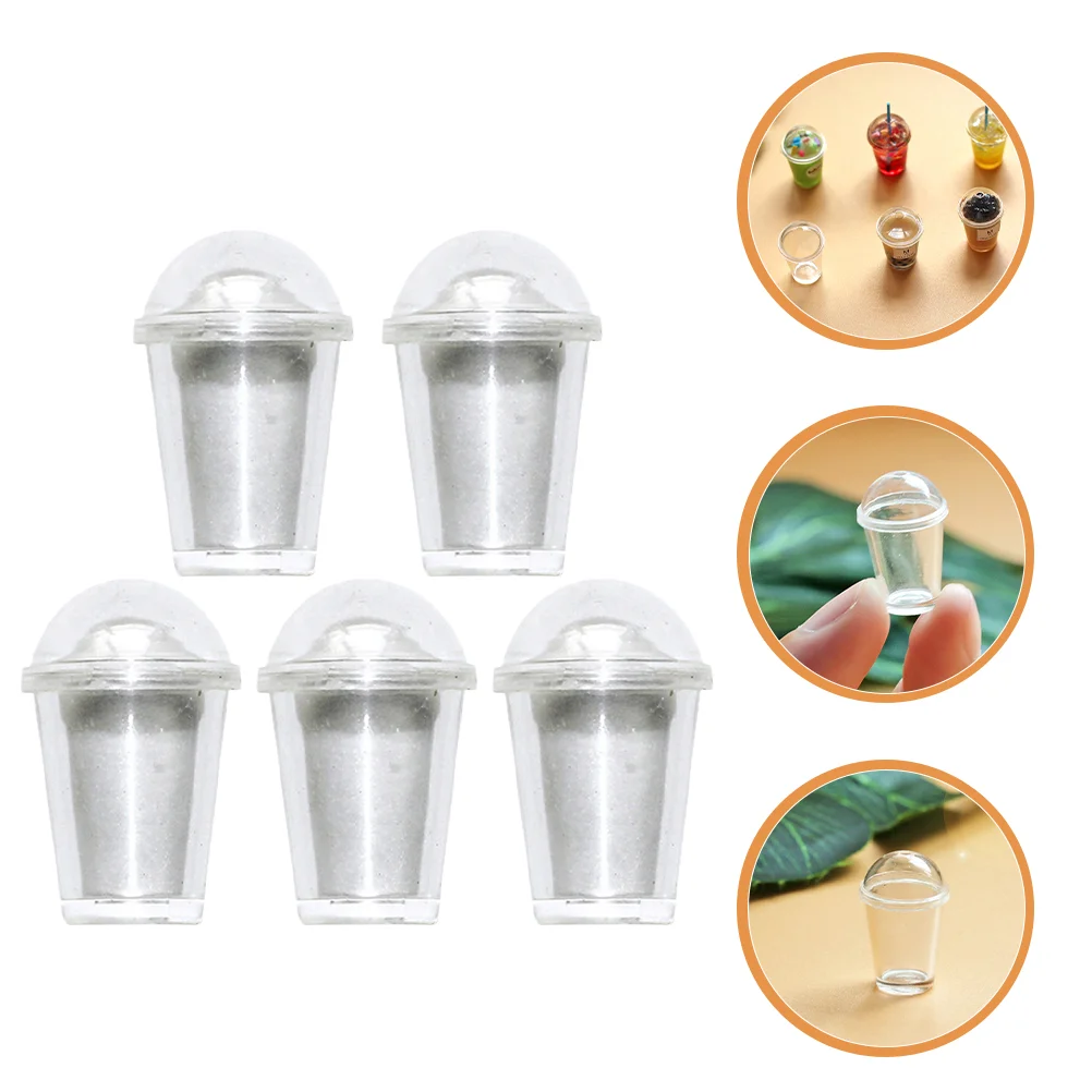 5 Sets Empty Mini Milk Tea Cup House Decorations Home Miniature Stuff Coffee Cups Realistic Desserts Resin Key Chain Kit
5 Sets Empty Mini Milk Tea Cup House Decorations Home Miniature Stuff Coffee Cups Realistic Desserts Resin Key Chain Kit