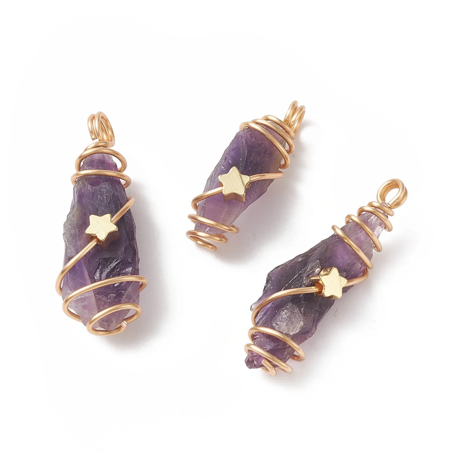 20pcs Irregular Stone Winding Pendant Natural Crystal Amethyst Pink Crystal Topaz Charms for Making Earring Necklace
20pcs Irregular Stone Winding Pendant Natural Crystal Amethyst Pink Crystal Topaz Charms for Making Earring Necklace