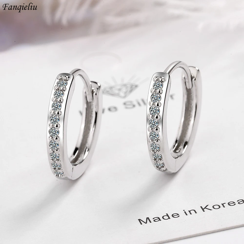 Fanqieliu 925 Silver Needle High Quality Fashion Jewelry Crystal Zircon Hoop Earrings For Women New FQL23176
Fanqieliu 925 Silver Needle High Quality Fashion Jewelry Crystal Zircon Hoop Earrings For Women New FQL23176