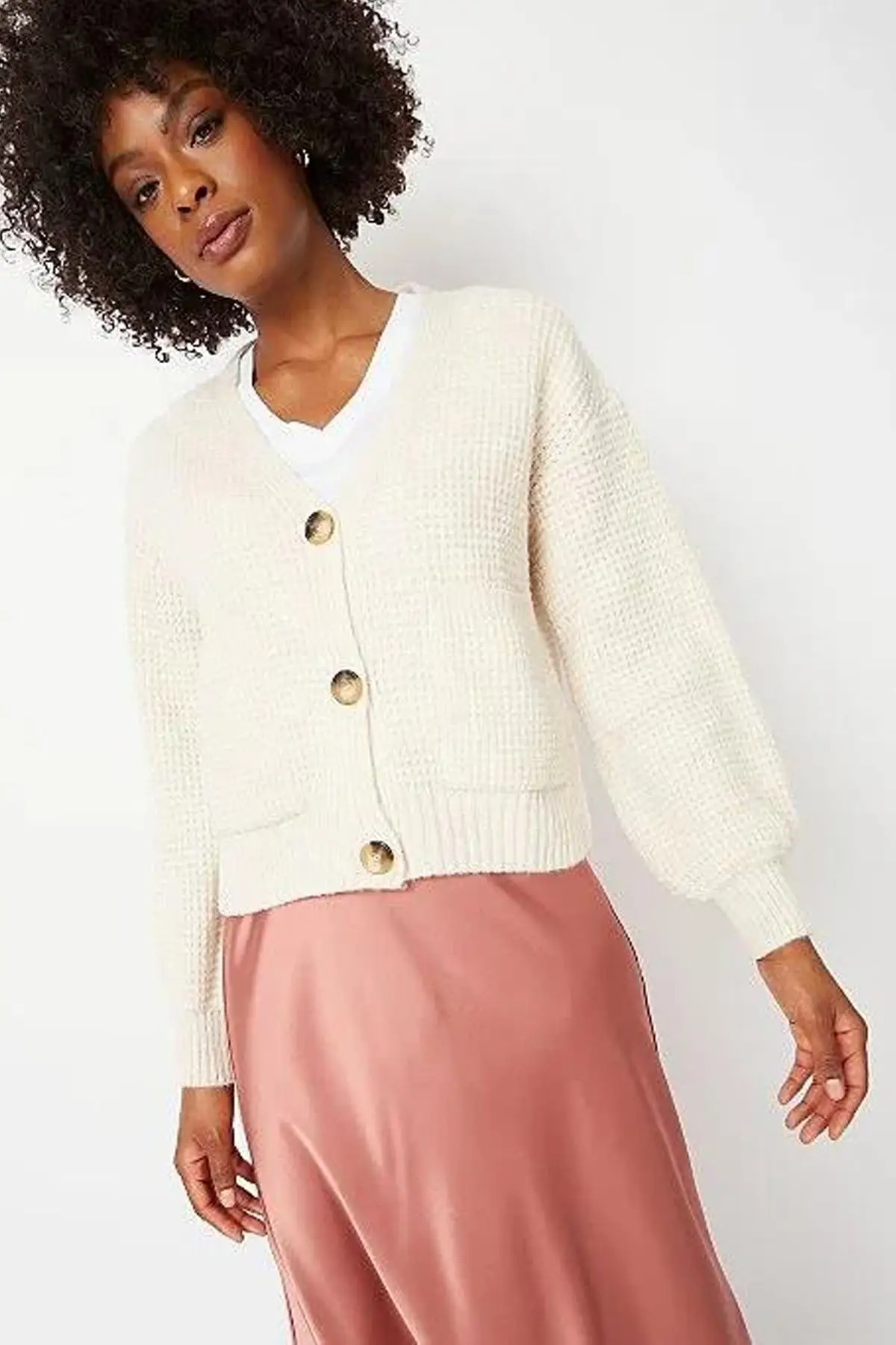 Women's Cardigan Ecru V-Neck Pocket Buttoned sportswear Casual Knitted Quality Fashion Cardigan Sweaters Loose Sweater Jumper
Women's Cardigan Ecru V-Neck Pocket Buttoned sportswear Casual Knitted Quality Fashion Cardigan Sweaters Loose Sweater Jumper