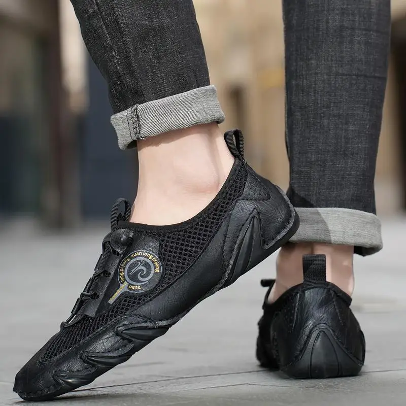Casual Leather Shoes Men's Genuine Leather Spring and Summer Breathable Formal Suit Business Men Slip-on Lazy Loafers Trendy Bea
Casual Leather Shoes Men's Genuine Leather Spring and Summer Breathable Formal Suit Business Men Slip-on Lazy Loafers Trendy Bea