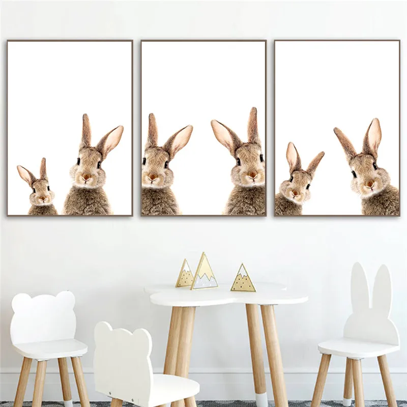 Nordic Caroon Animal Wall Art Print Rabbit Canvas Painting Posters Wall Pictures For Kids Bedroom Nursery Room Decor
Nordic Caroon Animal Wall Art Print Rabbit Canvas Painting Posters Wall Pictures For Kids Bedroom Nursery Room Decor