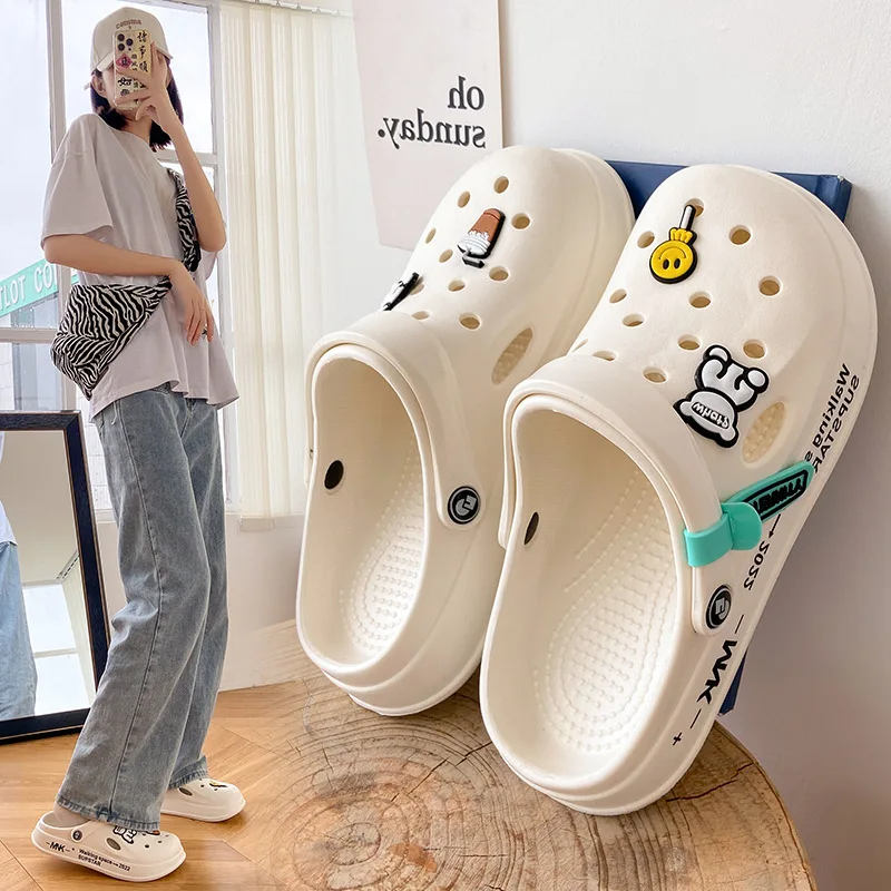 2023 Women Slippers Hole Shoes Girl Beach Shoes EVA Light Sandals Home Slippers Outdoor Summer Wading Sneaker Non-slip Shoes
2023 Women Slippers Hole Shoes Girl Beach Shoes EVA Light Sandals Home Slippers Outdoor Summer Wading Sneaker Non-slip Shoes