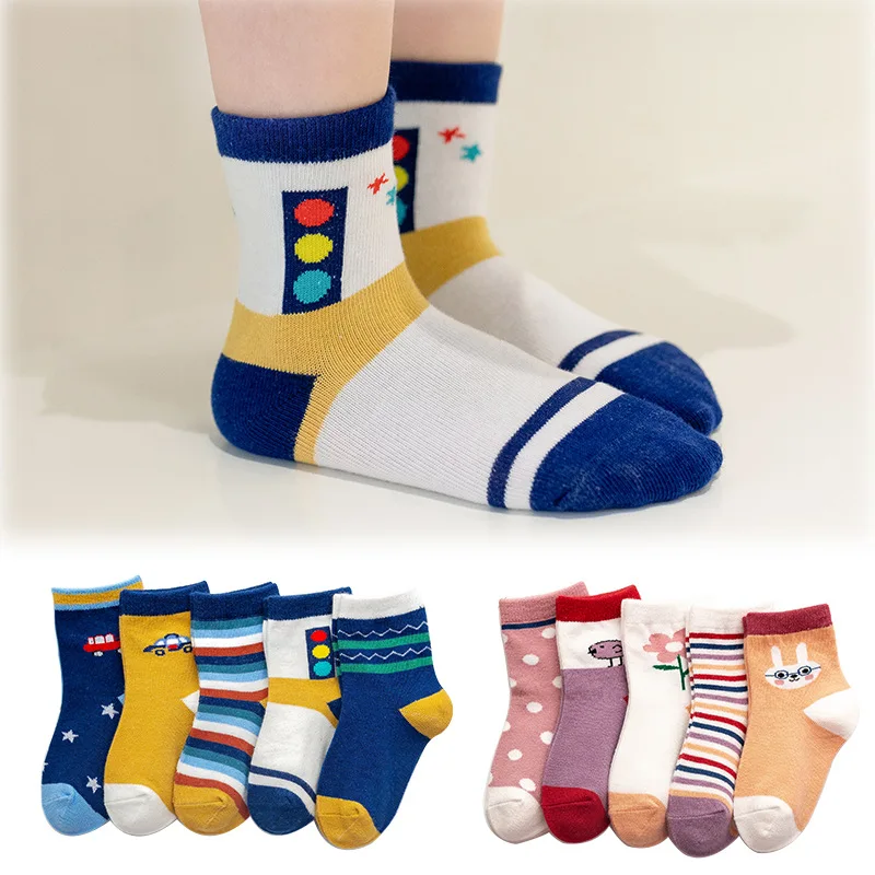 2022 New 5 Pairs of Children's Socks Cute Cartoon Korean Cotton Comfortable Medium Tube Baby Socks
2022 New 5 Pairs of Children's Socks Cute Cartoon Korean Cotton Comfortable Medium Tube Baby Socks