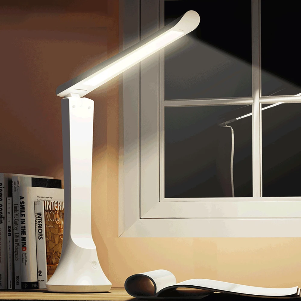 Touch Sensor Folding Desk Light 3 Level Dimmable USB Rechargeable LED Night Light Eye Protection Student Book Reading Table Lamp
Touch Sensor Folding Desk Light 3 Level Dimmable USB Rechargeable LED Night Light Eye Protection Student Book Reading Table Lamp