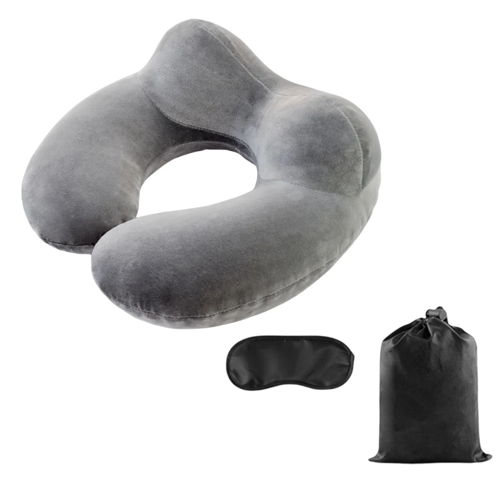 PVC Velvet Essentials Eye Mask Head Support Inflatable Foldable Soft For Travel Neck Pillow Airplane Sleeping With Storage Bag
PVC Velvet Essentials Eye Mask Head Support Inflatable Foldable Soft For Travel Neck Pillow Airplane Sleeping With Storage Bag
