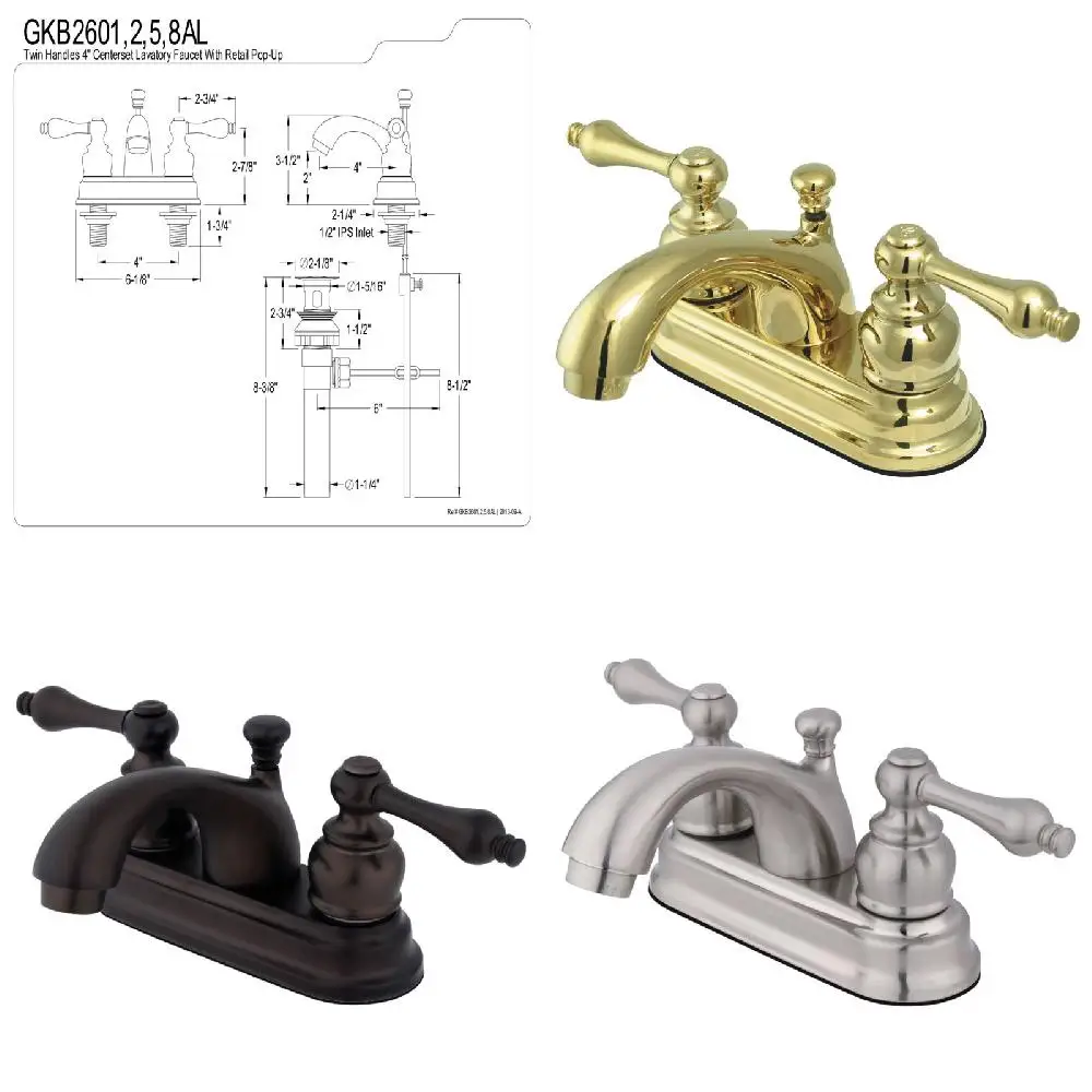 Refresh Your Home Decor with Gorgeous Polished Brass 4-Inch Centerset Bathroom Faucet Upgrade.
Refresh Your Home Decor with Gorgeous Polished Brass 4-Inch Centerset Bathroom Faucet Upgrade.