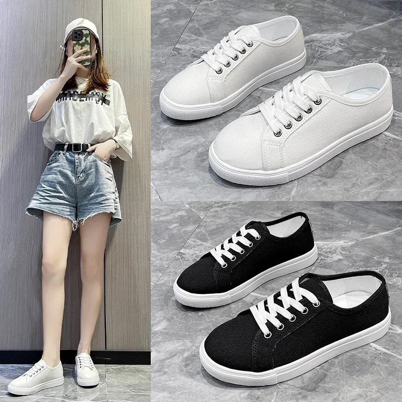 Autumn 2023 new style shallow mouth flat bottom cross tie low heel round head cloth top slip on large canvas women's shoes 36-43
Autumn 2023 new style shallow mouth flat bottom cross tie low heel round head cloth top slip on large canvas women's shoes 36-43