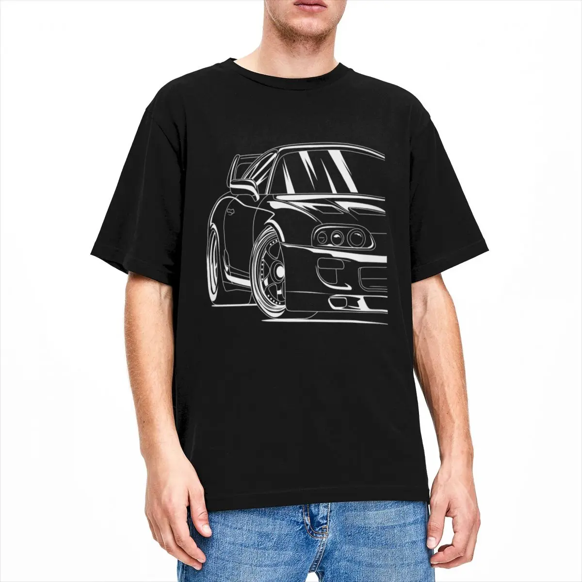 Лучшая футболка 2JZ JDM Car Merch для мужчин и женщин, Винтажная Футболка суперкар из 100% хлопка, футболка с круглым вырезом и коротким рукавом, женская одежда
