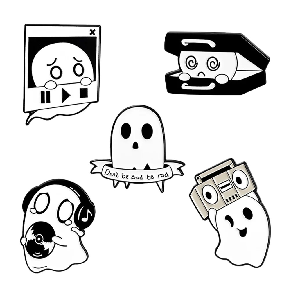 5 Pcs Ghost Enamel Pin Lovely Ghost Enamel Lapel Pin Punk Brooch Badges 
5 Pcs Ghost Enamel Pin Lovely Ghost Enamel Lapel Pin Punk Brooch Badges
