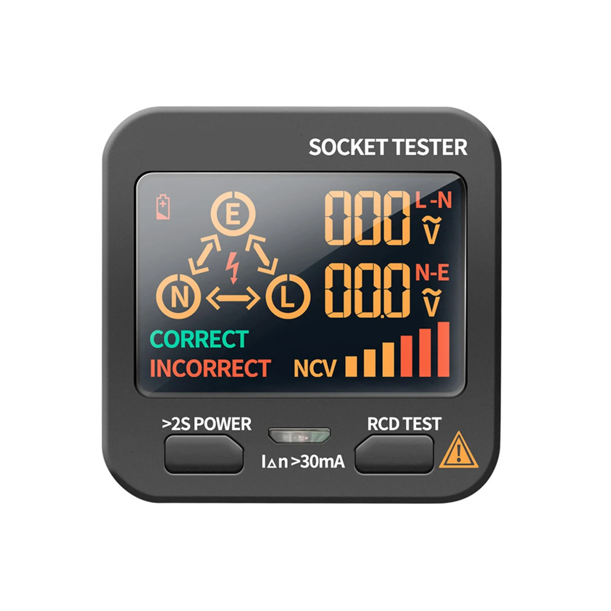 Digital Smart Socket Tester Voltage Test VA Display Screen Socket Tester RDC Test digital digital digital digital digital
Digital Smart Socket Tester Voltage Test VA Display Screen Socket Tester RDC Test digital digital digital digital digital