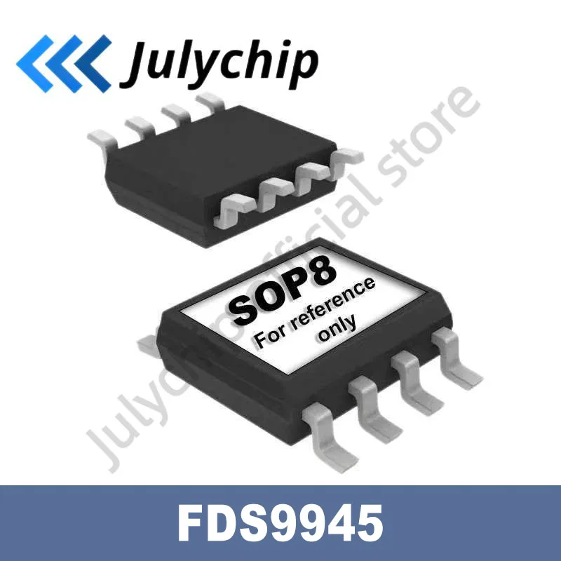 FDS9945 NEW ORIGINAL Mosfet Array 60V 3.5A 1W Surface Mount 8-SOIC 
FDS9945 NEW ORIGINAL Mosfet Array 60V 3.5A 1W Surface Mount 8-SOIC