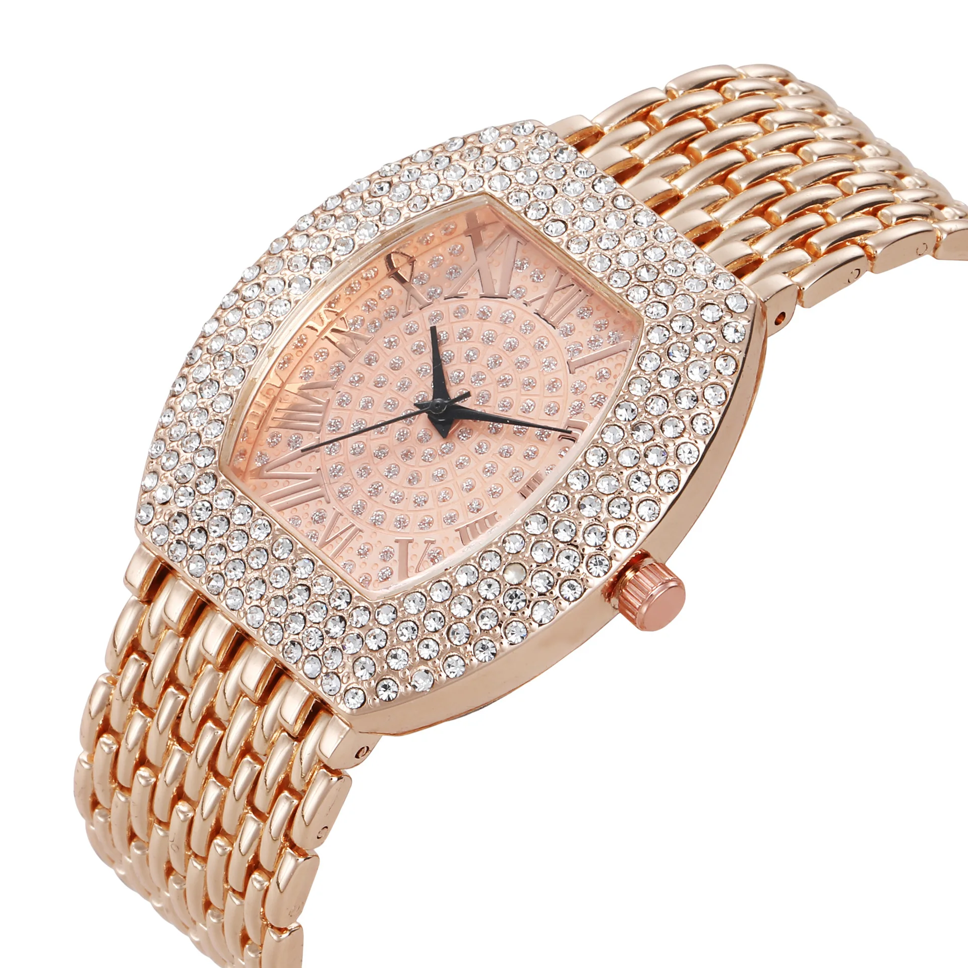 UTHAI H64 Women's Full Diamond Watch Temperament Gold Steel Band Barrel shaped Full Sky Star Vintage Fashion Quartz Wristwatches
UTHAI H64 Women's Full Diamond Watch Temperament Gold Steel Band Barrel shaped Full Sky Star Vintage Fashion Quartz Wristwatches