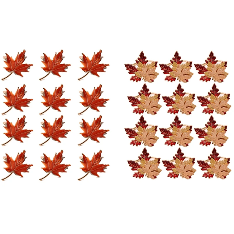 12PCS/Halloween Thankings Giving Maple Leaf Napkin Ring Table Decoration Used for Party, Wedding Occasion
12PCS/Halloween Thankings Giving Maple Leaf Napkin Ring Table Decoration Used for Party, Wedding Occasion