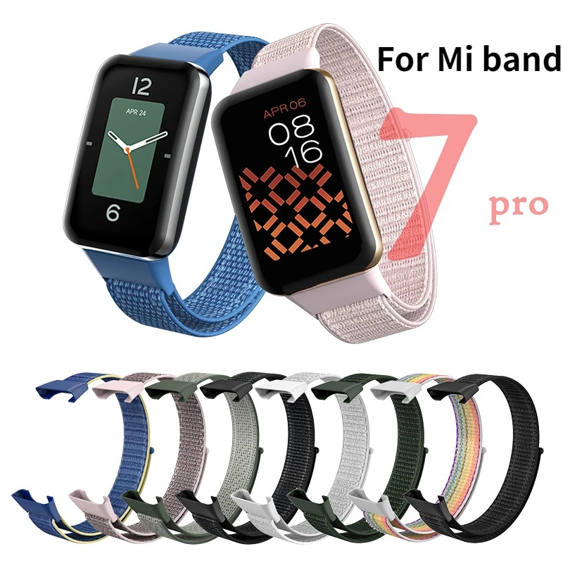 Ремешок нейлоновый для Xiaomi Band 7 Pro, спортивный Воздухопроницаемый сменный Браслет для Mi band 7 pro
Ремешок нейлоновый для Xiaomi Band 7 Pro, спортивный Воздухопроницаемый сменный Браслет для Mi band 7 pro